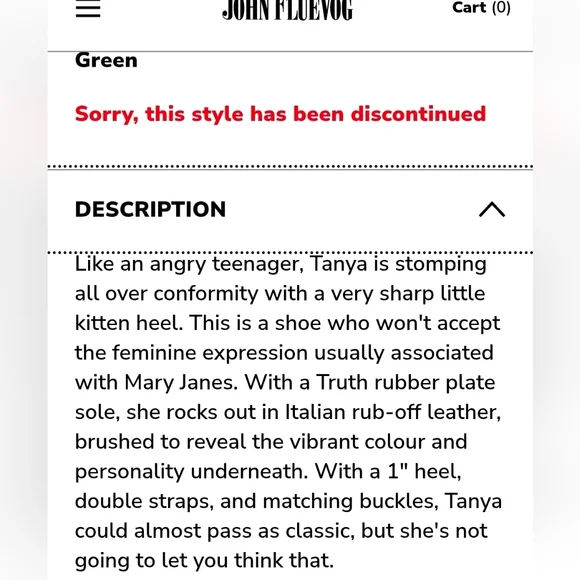 John Fluevog Tanya  kitten heels - Picture 15 of 16